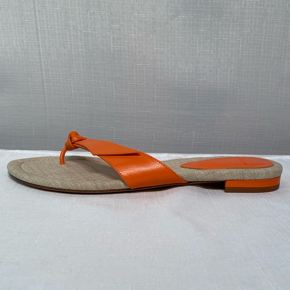 Alexandre Birman Asymmetric Clarita Orange Nappa Leather Sandal Sz EU 40 DUSTBAG - Picture 16 of 16